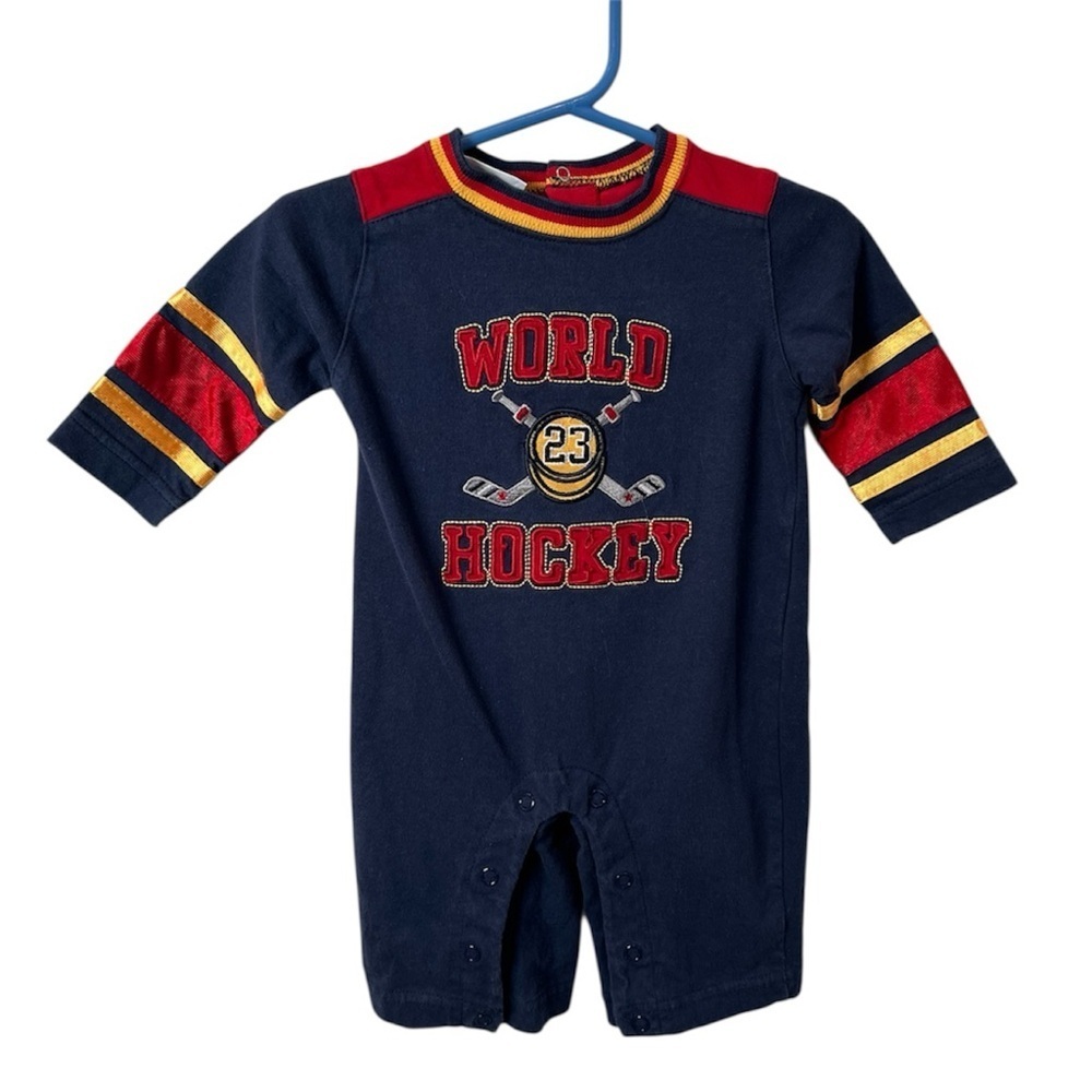 Vintage Miniwear Jumpsuit Hockey 3-6 Months Baby